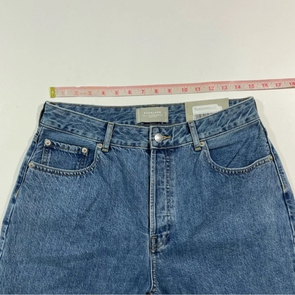 New Everlane The Curvy 90s Cheeky Straight Jeans High Rise Crop 31 - Picture 9 of 10